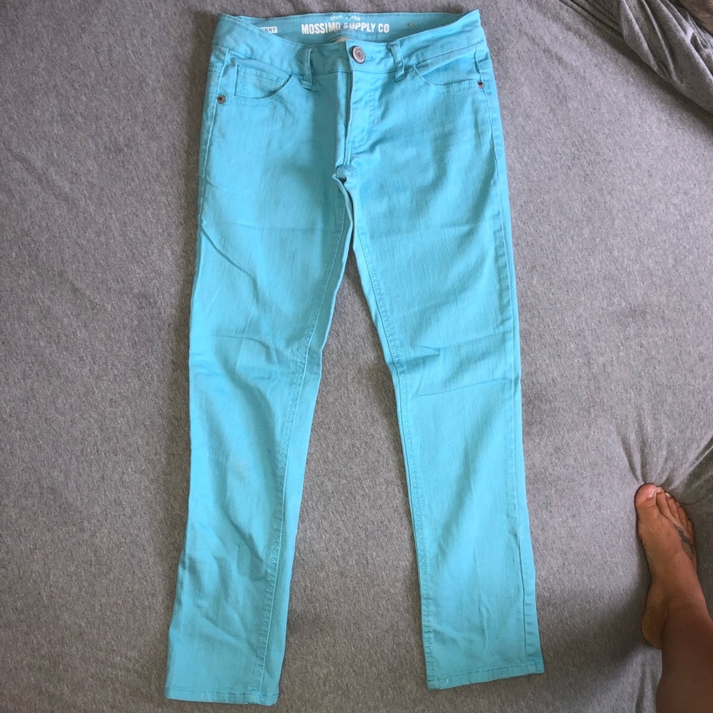 Baby blue capris